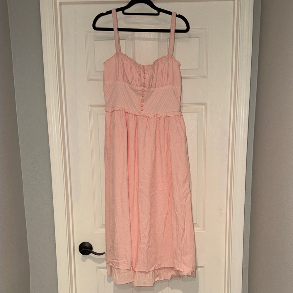 Commense Pale Pink Midi Sundress